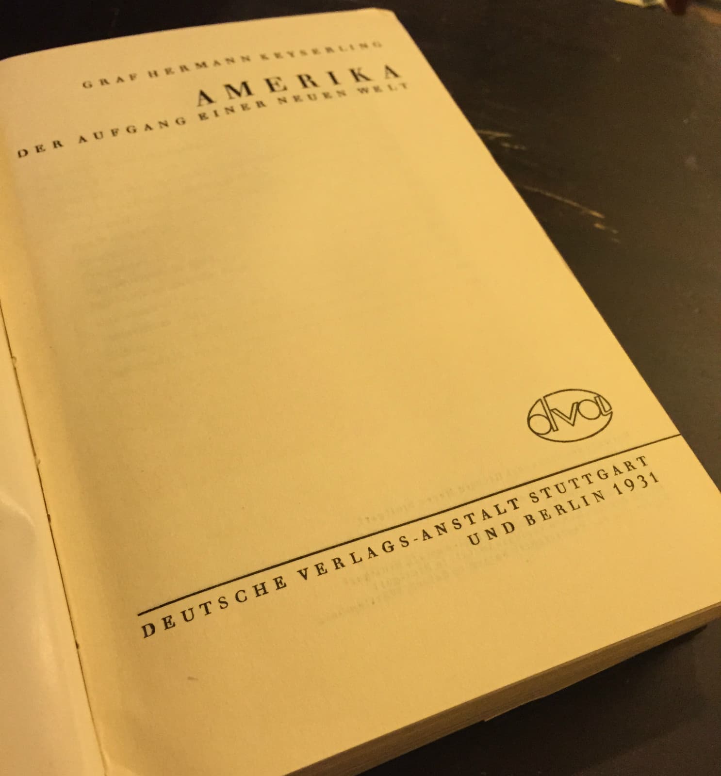 KEYSERLING Amerika Der Aufgang einer neuen Welt [emergence of a new world] '31 - Thumbnail 4