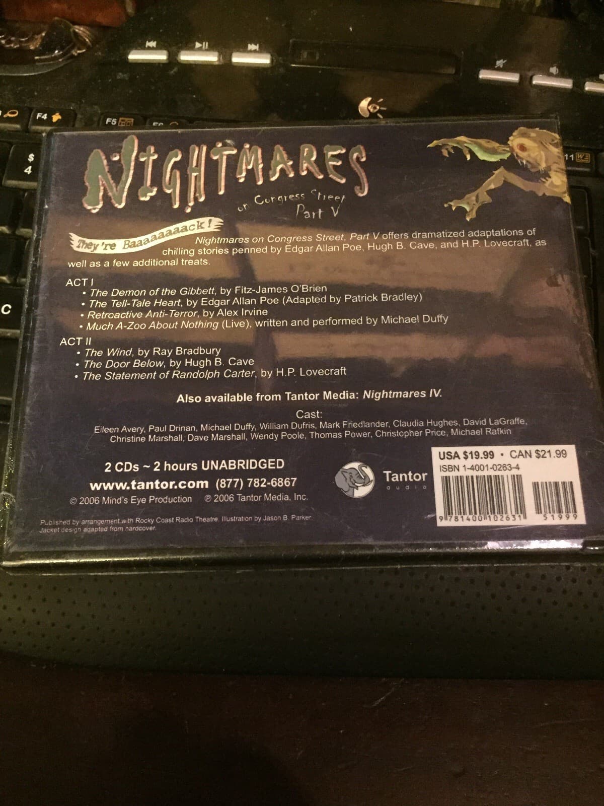 Nightmares on Congress Street: Pt. 5 (Audio CD) Fitz-James O'Brien - Thumbnail 2