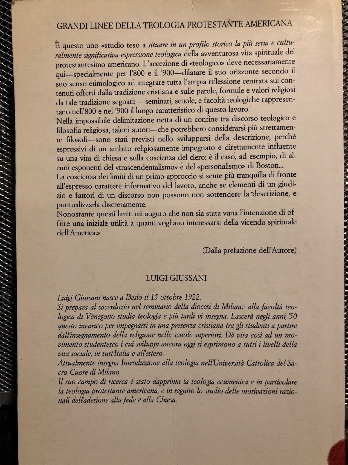 Grandi linee della teologia protestante americana. Profilo storico dalle origini - Thumbnail 3
