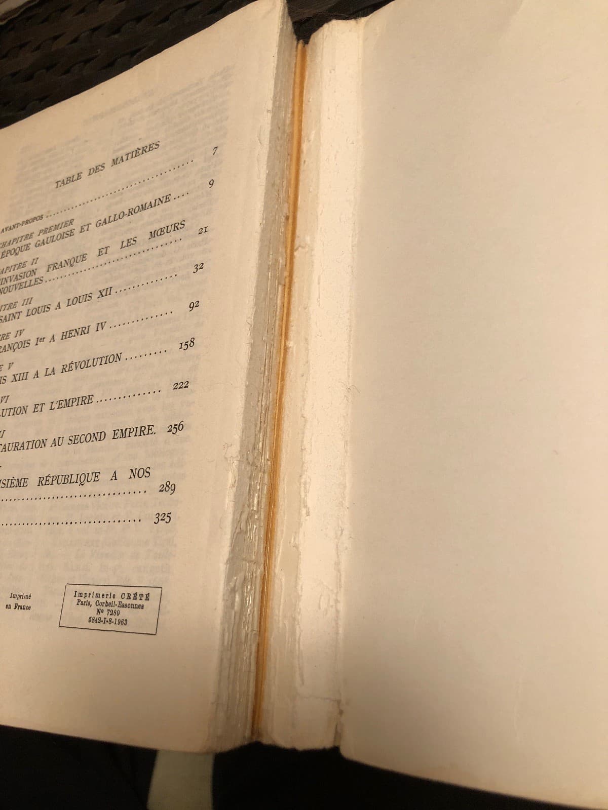 Les Plaisirs de la table en France: Des Gaulois à nos jours 1963 Softcover - Thumbnail 5