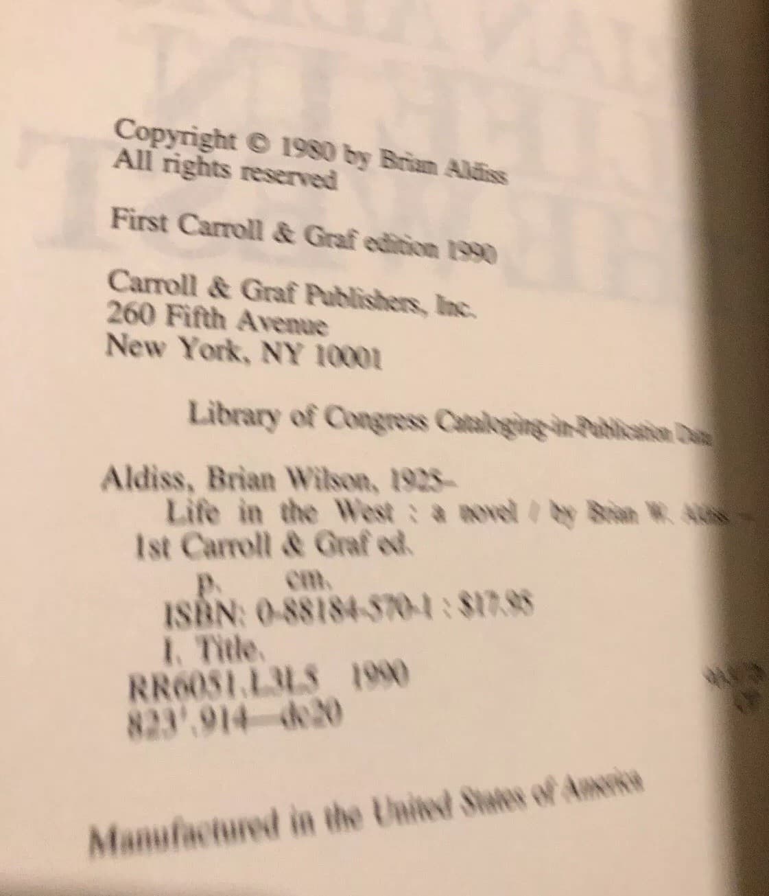 Life in the West 1st Edition Hardcover 1980 - Thumbnail 5