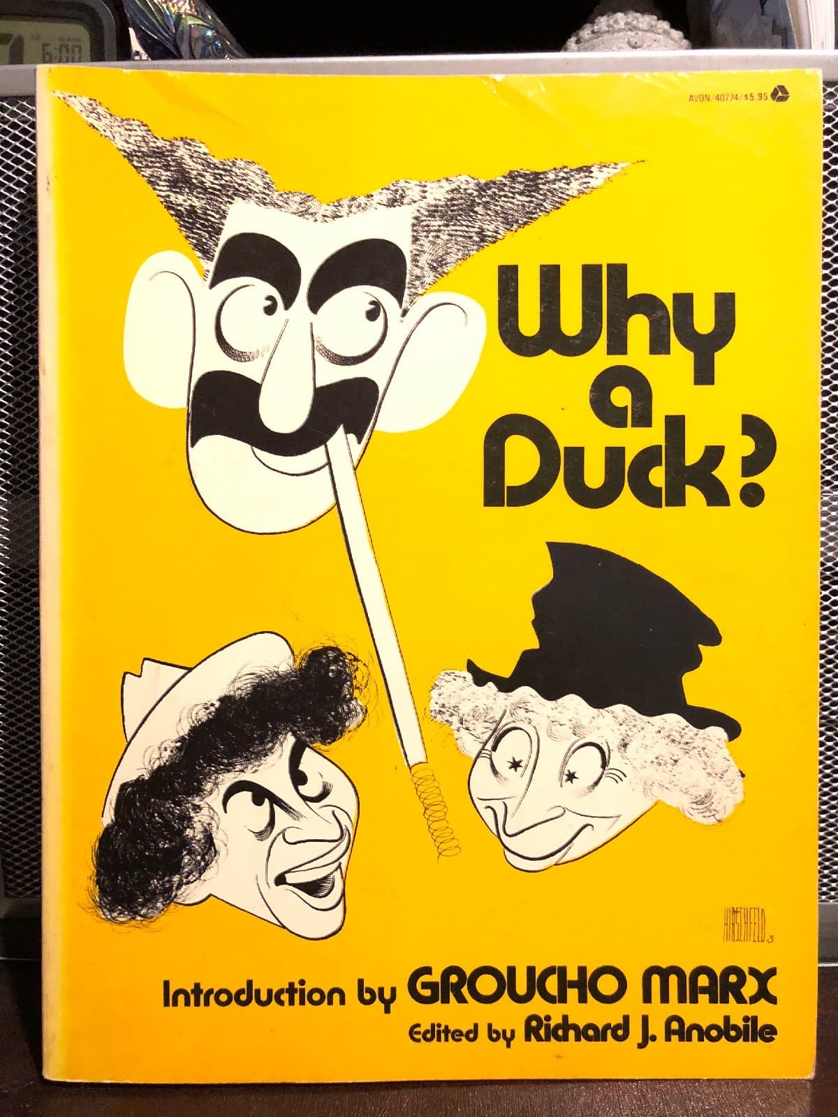 Why a Duck? Visual / Verbal Gems From Marx Brothers Movies By Anobile 1971 SC - Image 1