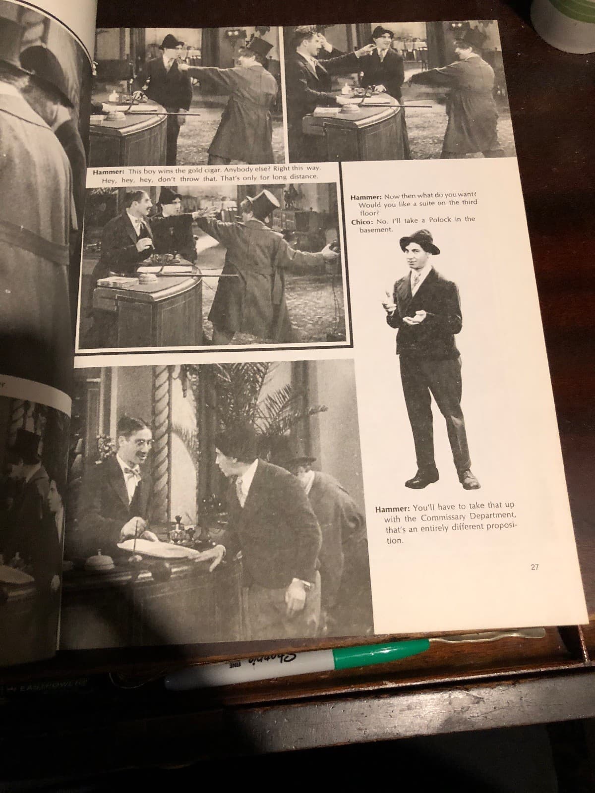Why a Duck? Visual / Verbal Gems From Marx Brothers Movies By Anobile 1971 SC - Thumbnail 4