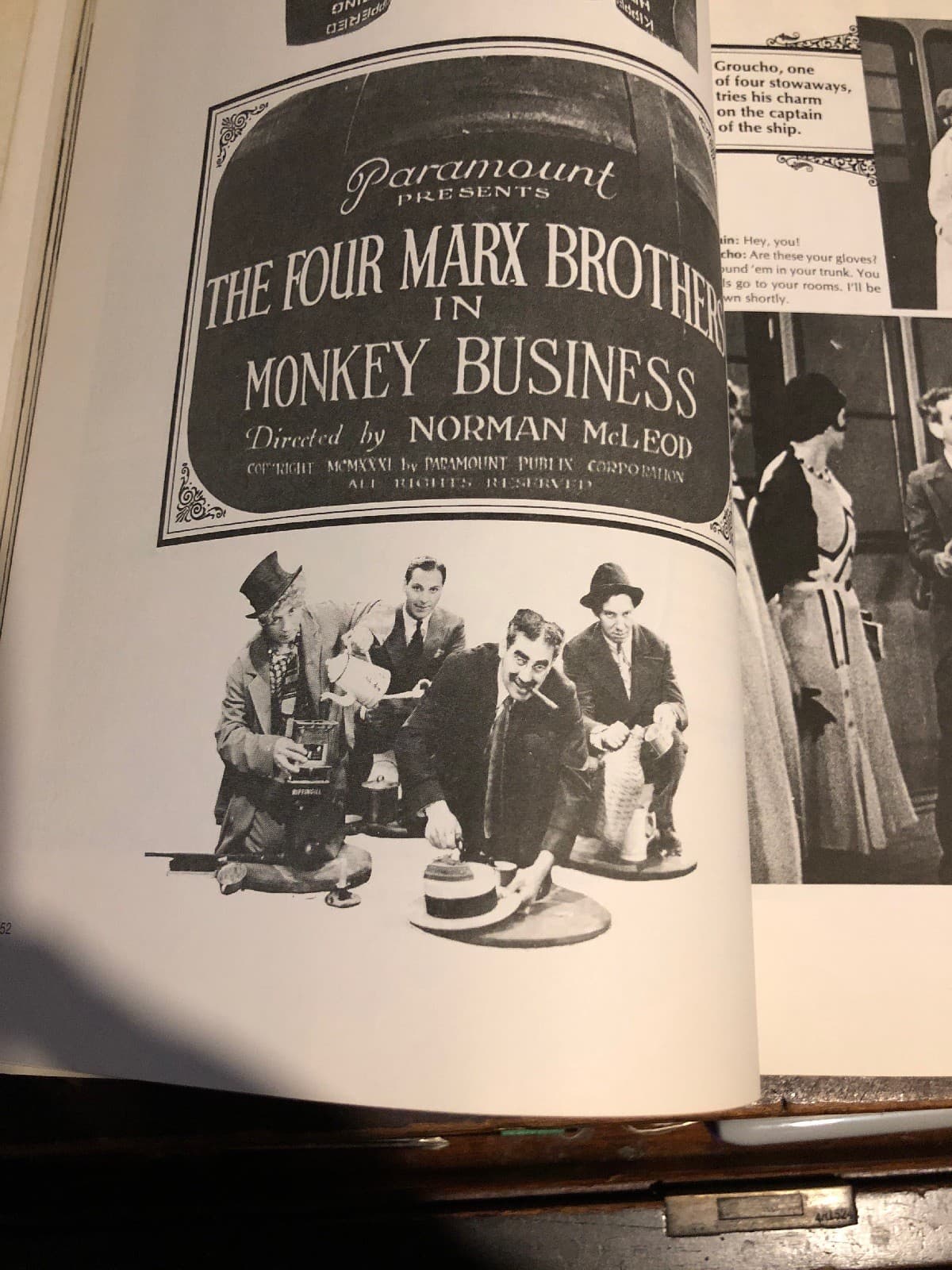 Why a Duck? Visual / Verbal Gems From Marx Brothers Movies By Anobile 1971 SC - Thumbnail 5