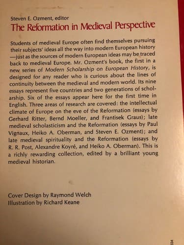 The Reformation in medieval perspective (Modern scholarship on European histo... - Thumbnail 2