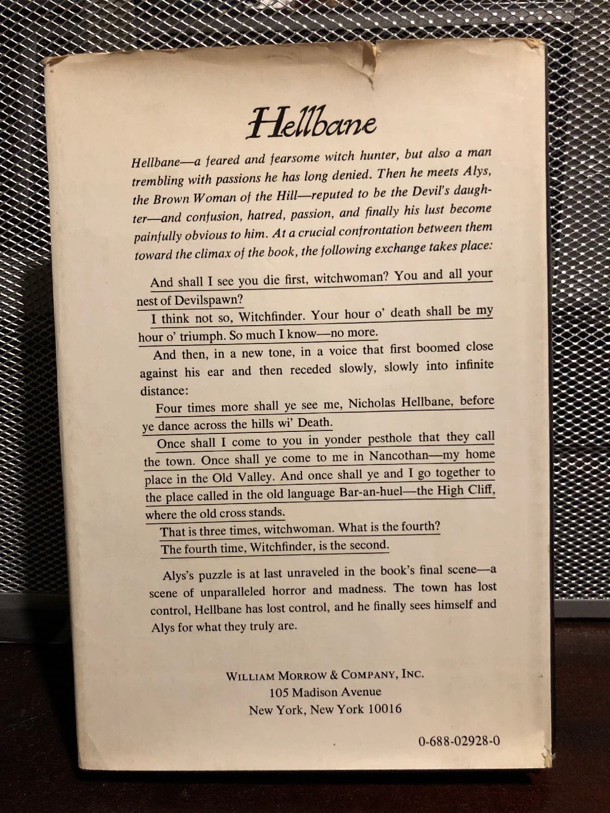 Hellbane 1st edition hardcover 1975 - Thumbnail 2
