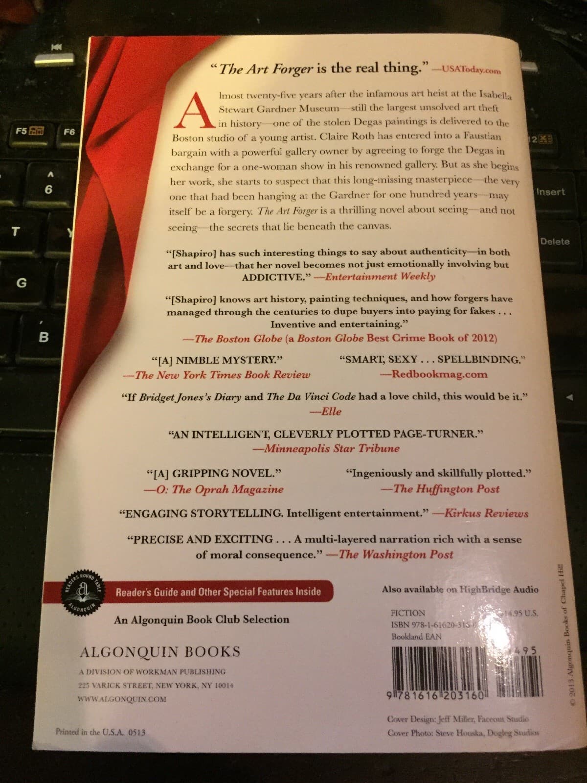 The Art Forger: A Novel by Shapiro, B. A. - Thumbnail 2