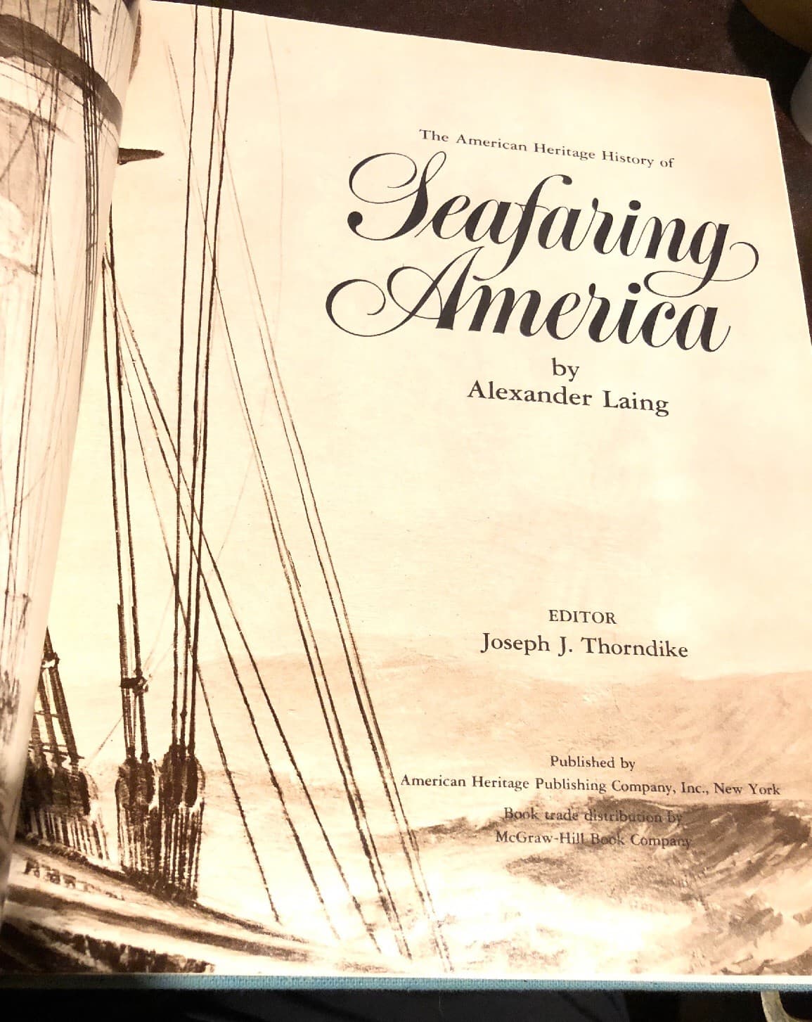 The American Heritage History of Seafaring America 1st Edition Hardcover - Image 1