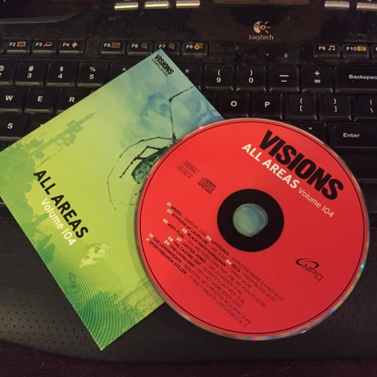 Visions compilation All Areas Music Cd #104 - Thumbnail 3