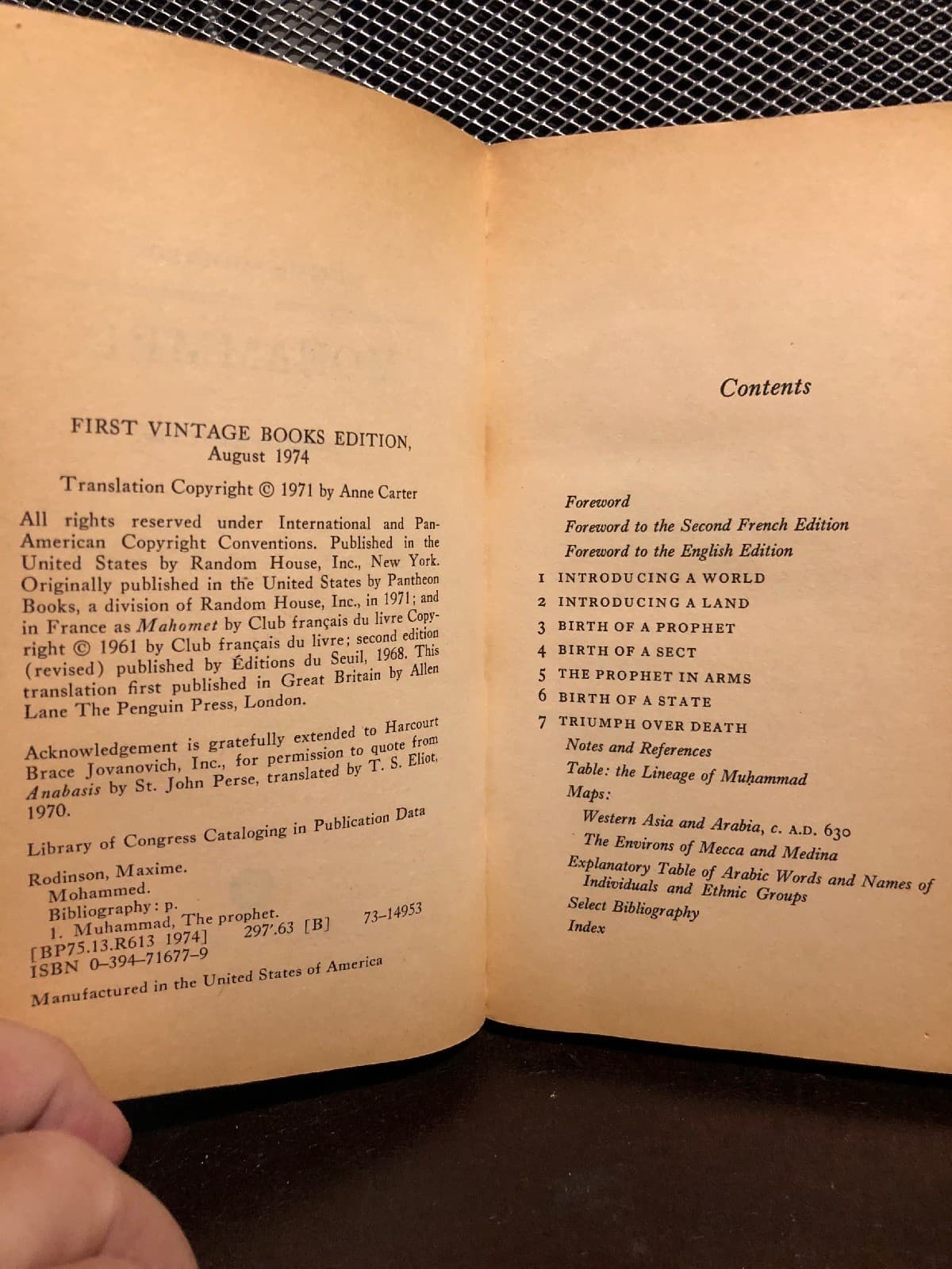 Mohammed. softcover, first edition, 1974 by Rodinson - Thumbnail 2