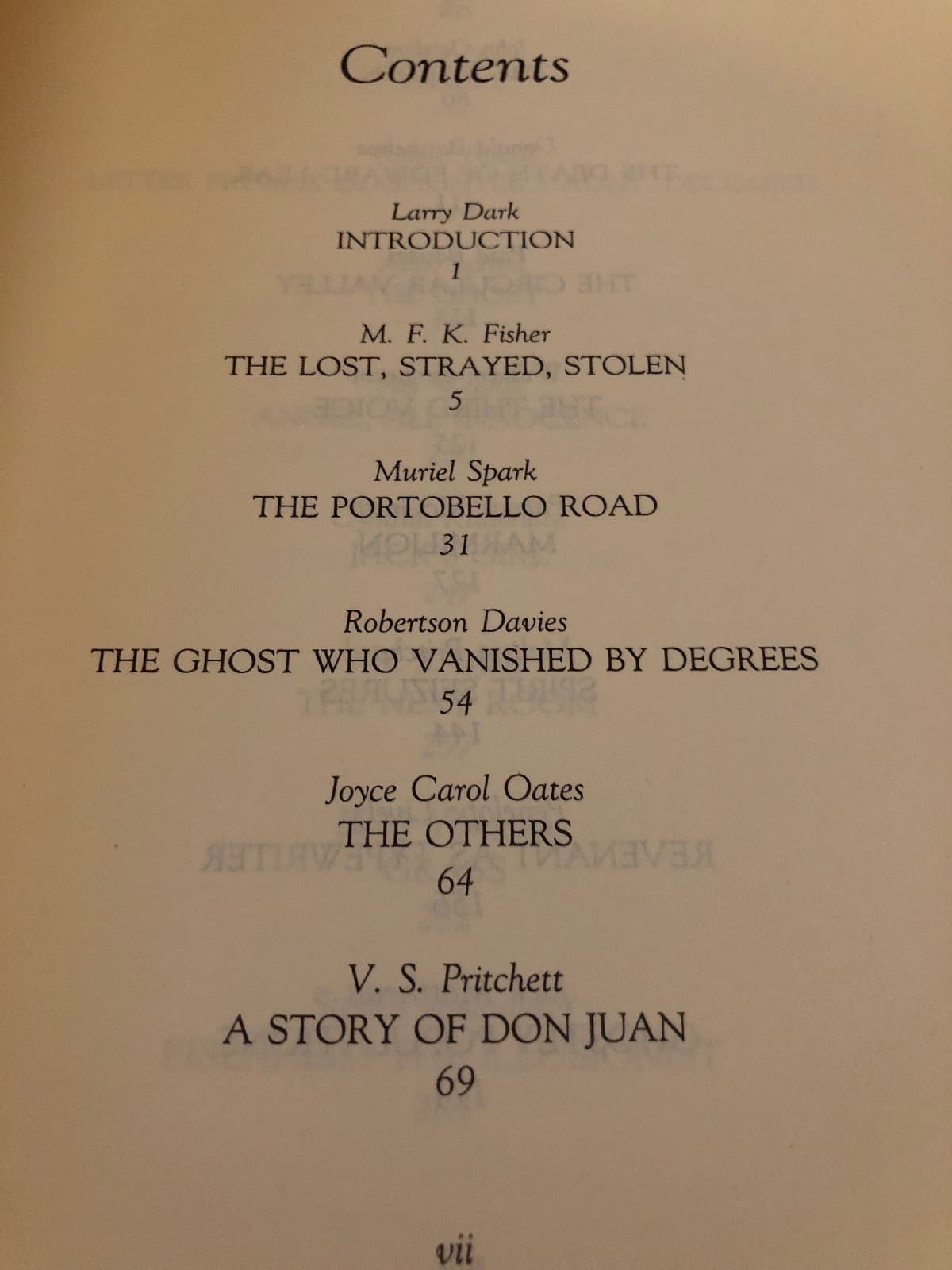 the literary ghost - great contemporary ghost stories - softcover by larry dark - Thumbnail 3