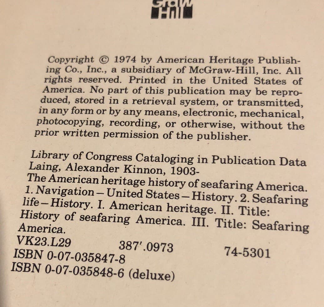 The American Heritage History of Seafaring America 1st Edition Hardcover - Thumbnail 3