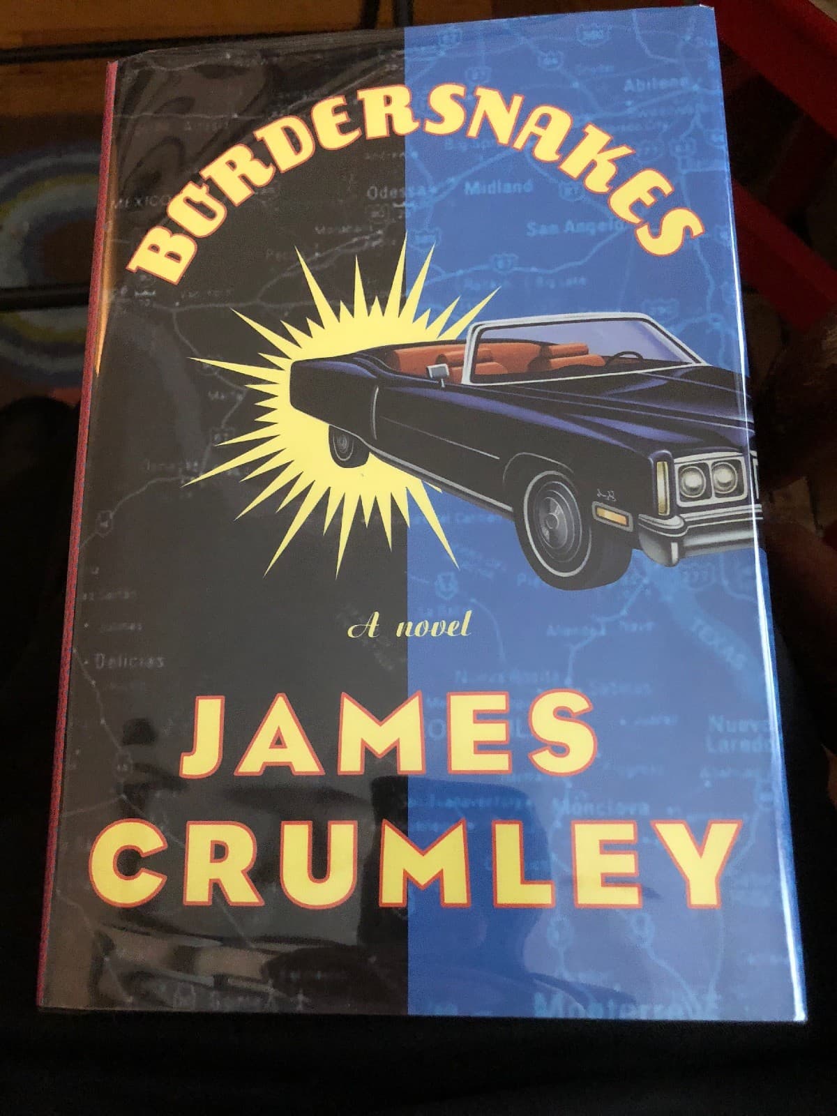 Crumley, James BORDERSNAKES 1st Edition 1st Printing 1996 Hardcover - Image 1