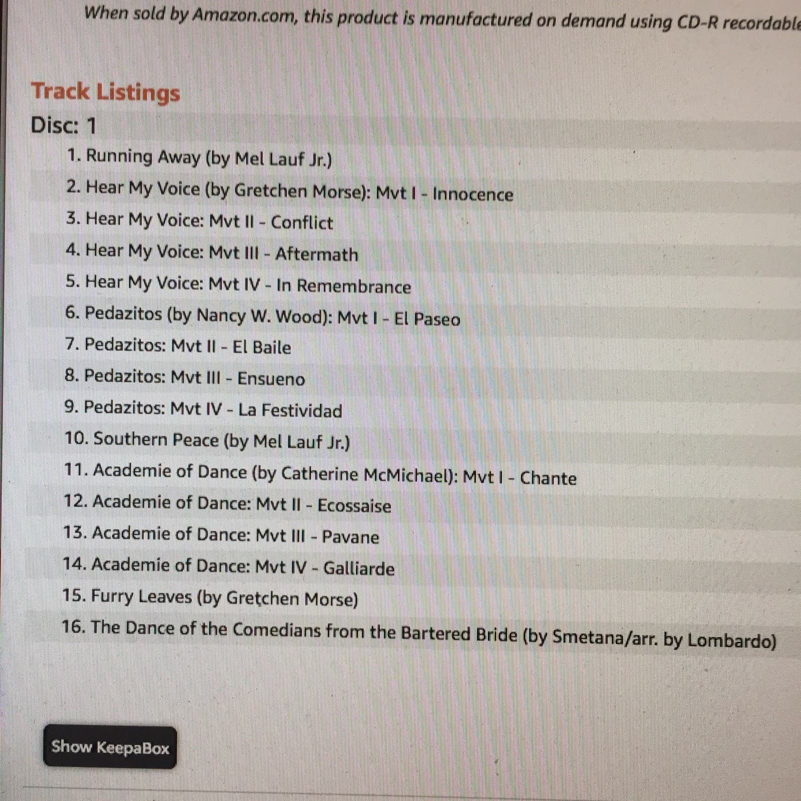 Woodbridge Flute Choir : Passages CD - Thumbnail 3