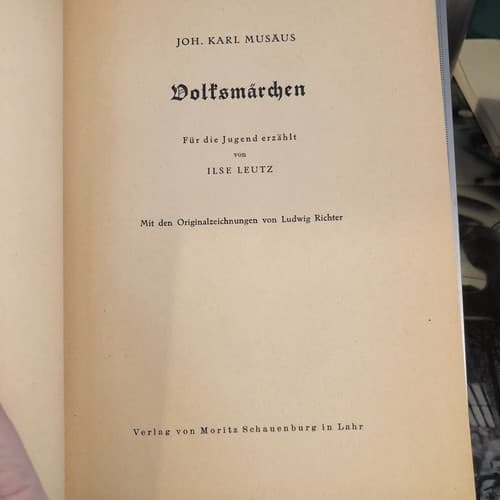 VOLKSMARCHEN FUR DIE JUGEND ERZAHLT VON ILSE LUTZ - Thumbnail 3