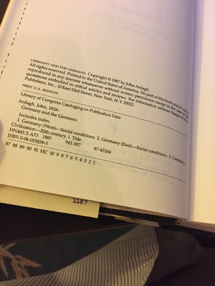 1st Ed. Germany and the Germans : An Anatomy of Society Today John Ardagh (1987) - Thumbnail 4