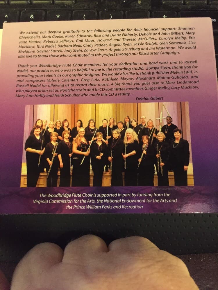 Butterfly (CD, Apr-2014, Woodbridge Flute Choir) - Thumbnail 3