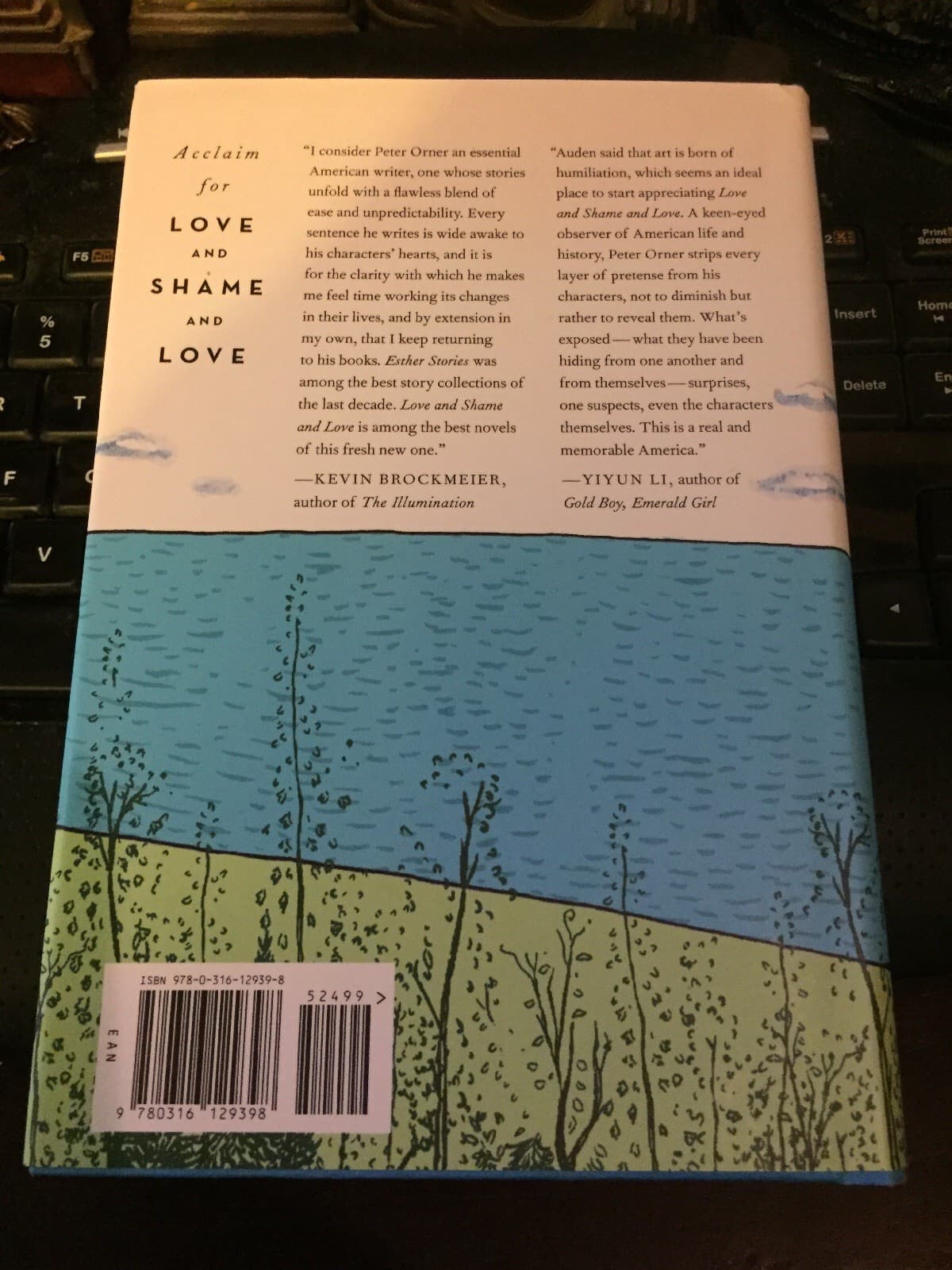 LOVE AND SHAME AND LOVE A NOVEL By Peter Orner - Hardcover - Thumbnail 2
