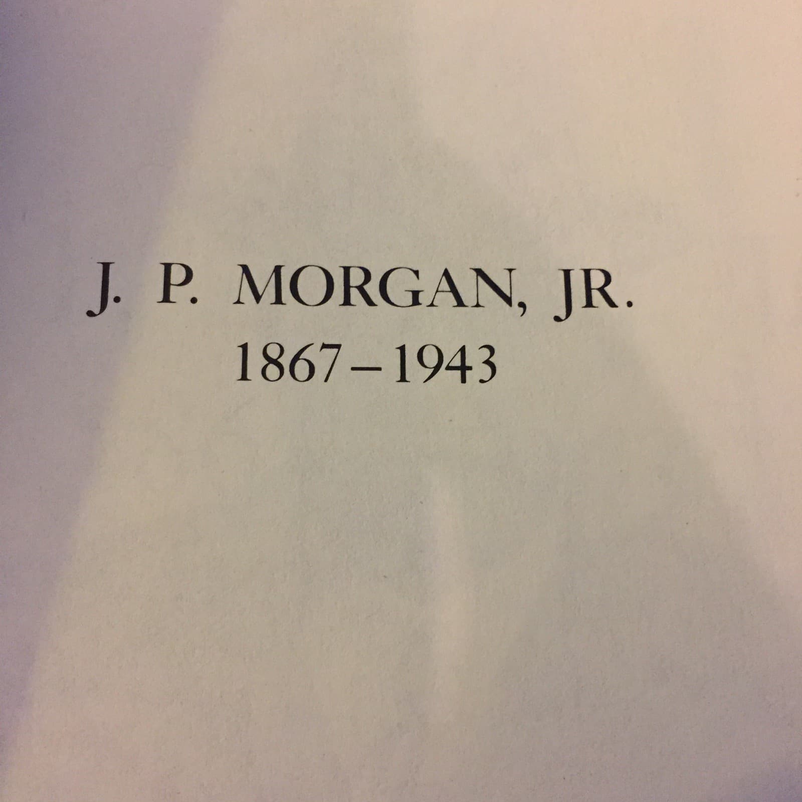J P MORGAN, JR 1867-1943 biography - Thumbnail 3