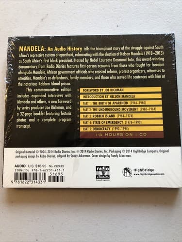 Mandela: An Audio History (English) Compact Disc Book - Thumbnail 2