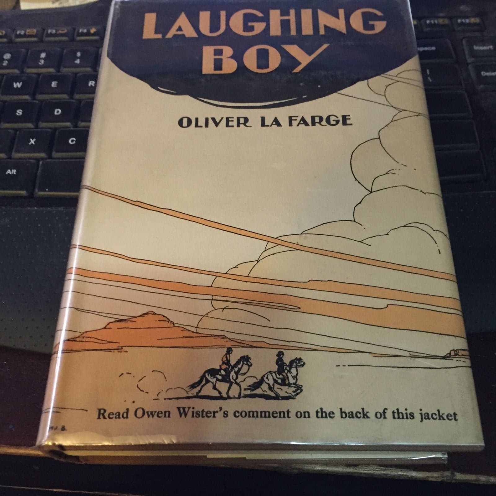 LAUGHING BOY 1st edition, 2nd printing jacket La Farge Pulitzer Prize winner - Image 1