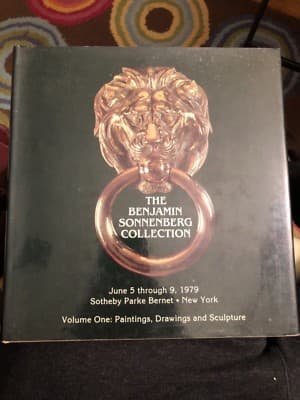 The Benjamin Sonnenberg Collection Volume one : Paintings drawings sculpture - Image 1
