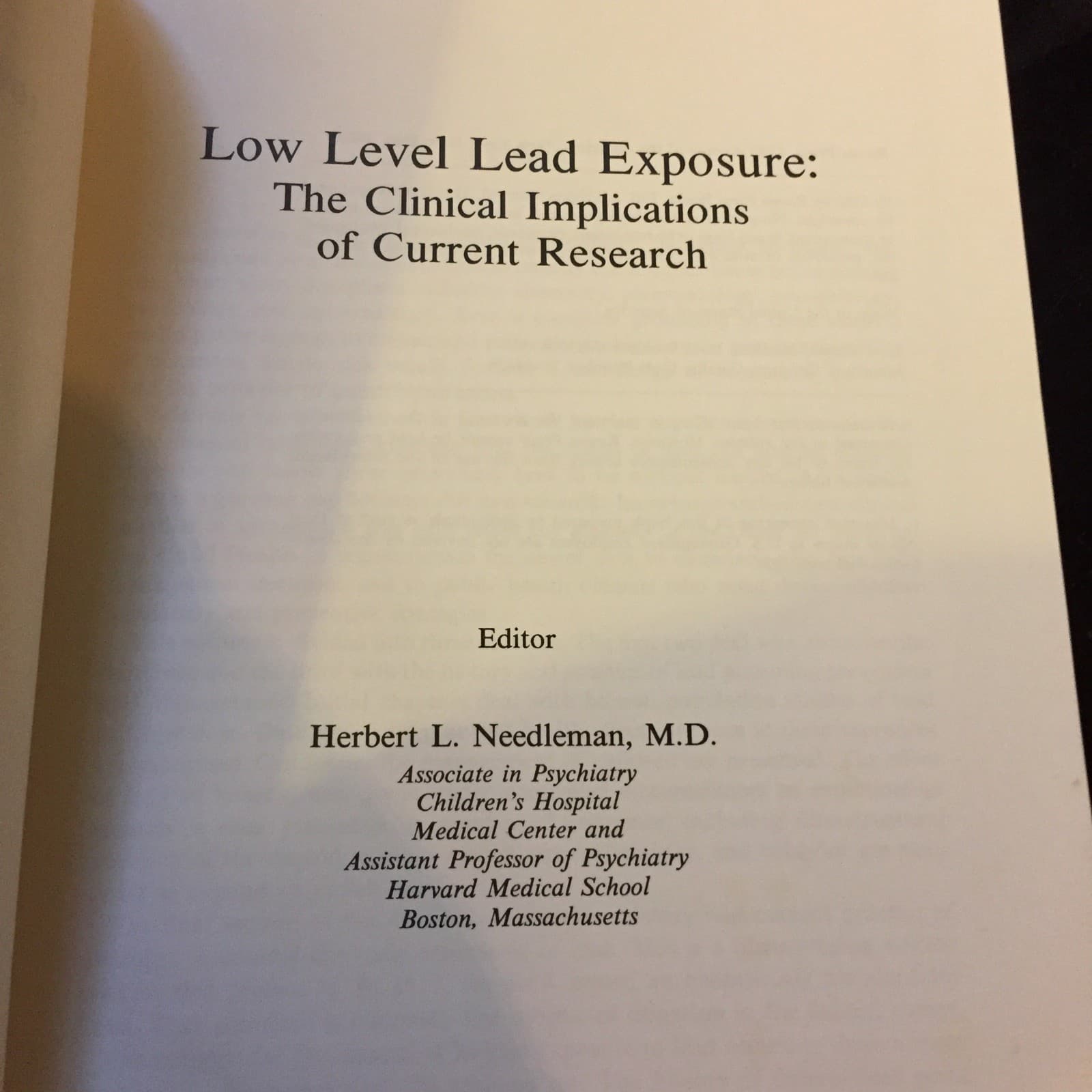 LOW Level Lead Exposure The Clinical implications of Current Research - Thumbnail 2