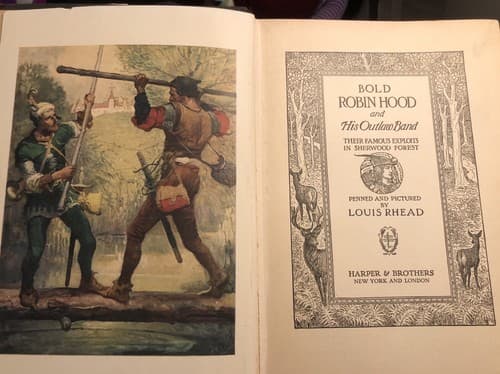 Bold Robin Hood and his outlaw band;: Their famous exploits in Sherwood forest - Thumbnail 3