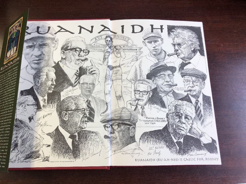 AUTOGRAPHED Ruanaidh : Story of Art Rooney & His Clan BY Art Rooney Jr HARDCOVER - Thumbnail 4