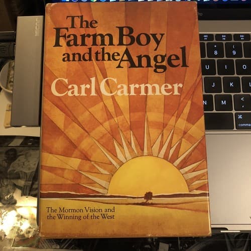 Autographed 1st Edition: The farm boy and the angel. Carl Carmer - Image 1