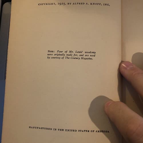 Paul Bunyan By James Stevens. Woodcuts By Allen Lewis. 1925 Hardcover - Thumbnail 3