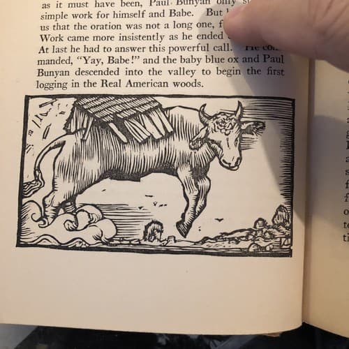 Paul Bunyan By James Stevens. Woodcuts By Allen Lewis. 1925 Hardcover - Thumbnail 6