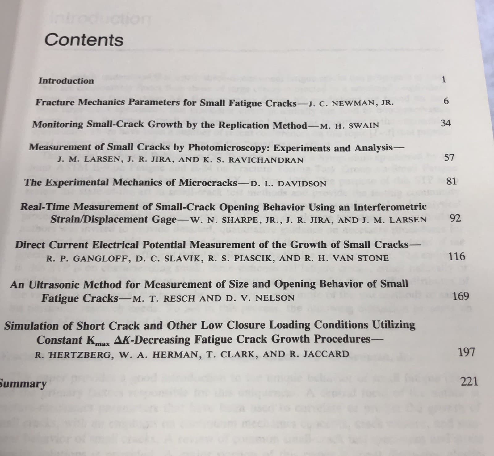 Small-Crack Test Methods (Astm Special Technical Publication) - Thumbnail 2
