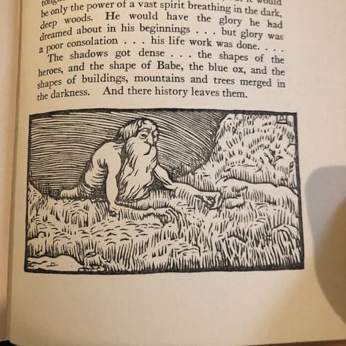 Paul Bunyan By James Stevens. Woodcuts By Allen Lewis. 1925 Hardcover - Thumbnail 7