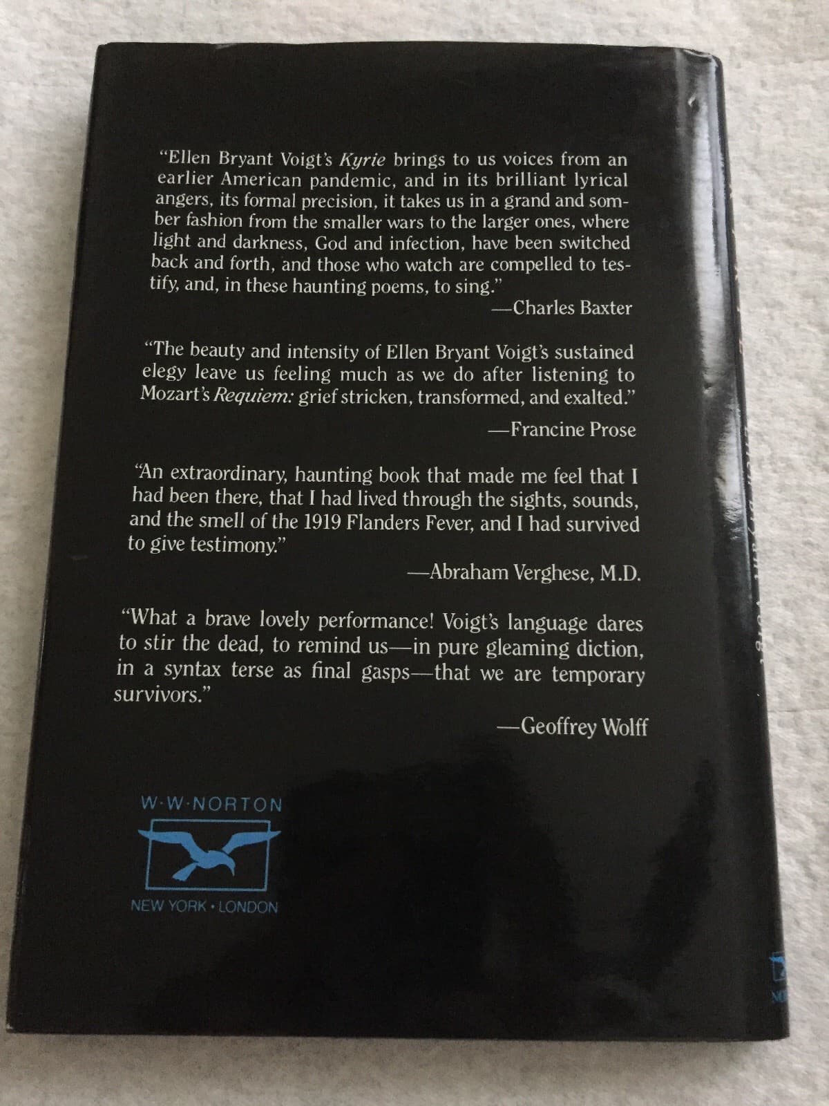 Kyrie: Poems by Ellen Bryant voigt 1st ed hc - Thumbnail 4