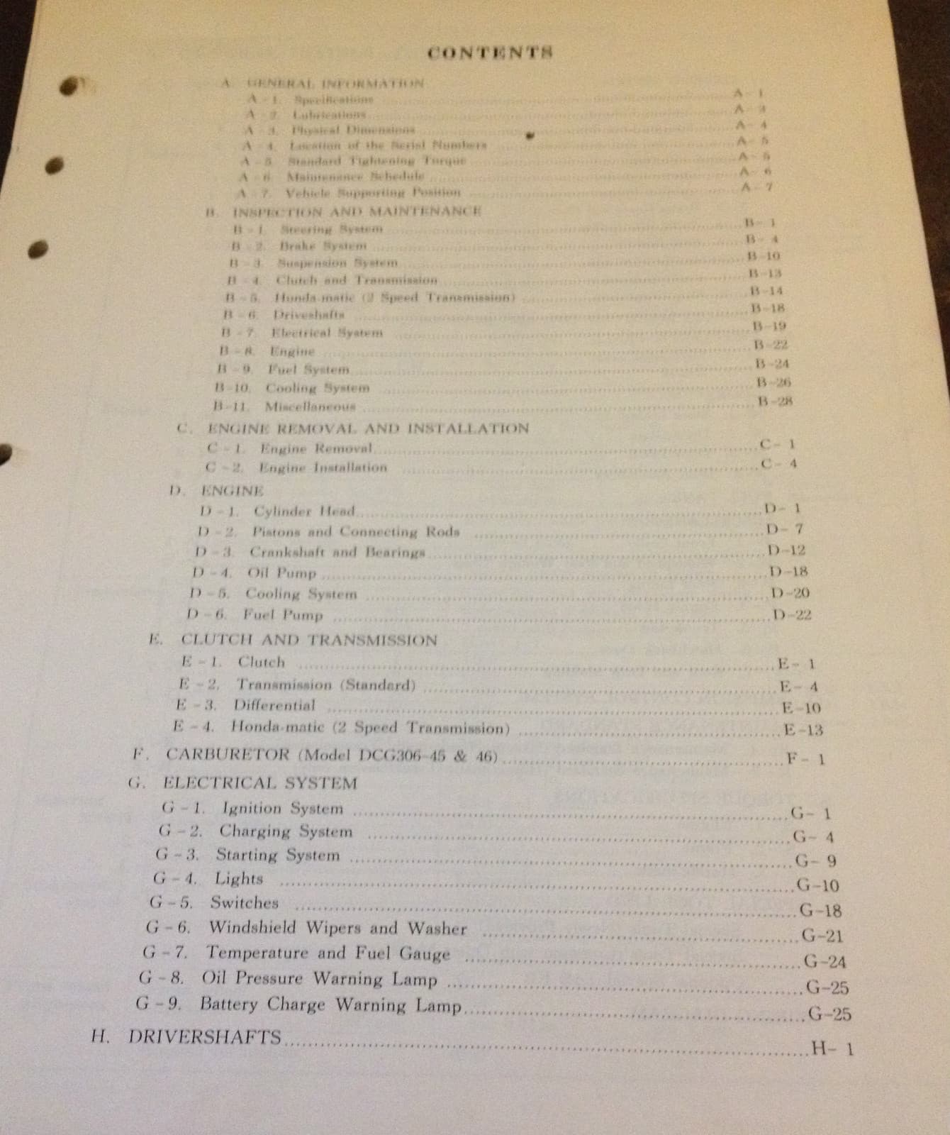1973 Honda Civic Shop Manual SCARCE very first! Honda Civic Shop Manual! - Thumbnail 9