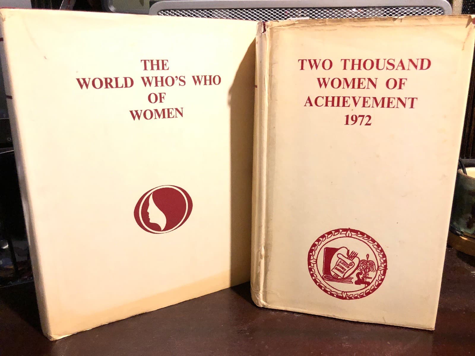Two Huge Volumes Of Notable Women Over 2100 Pages! Early 1970s - Image 1