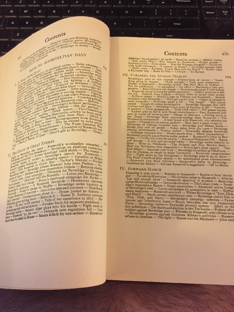 politician 1st edition BEVERIDGE AND THE PROGRESSIVE ERA by CLAUDE BOWERS 1932 - Thumbnail 12
