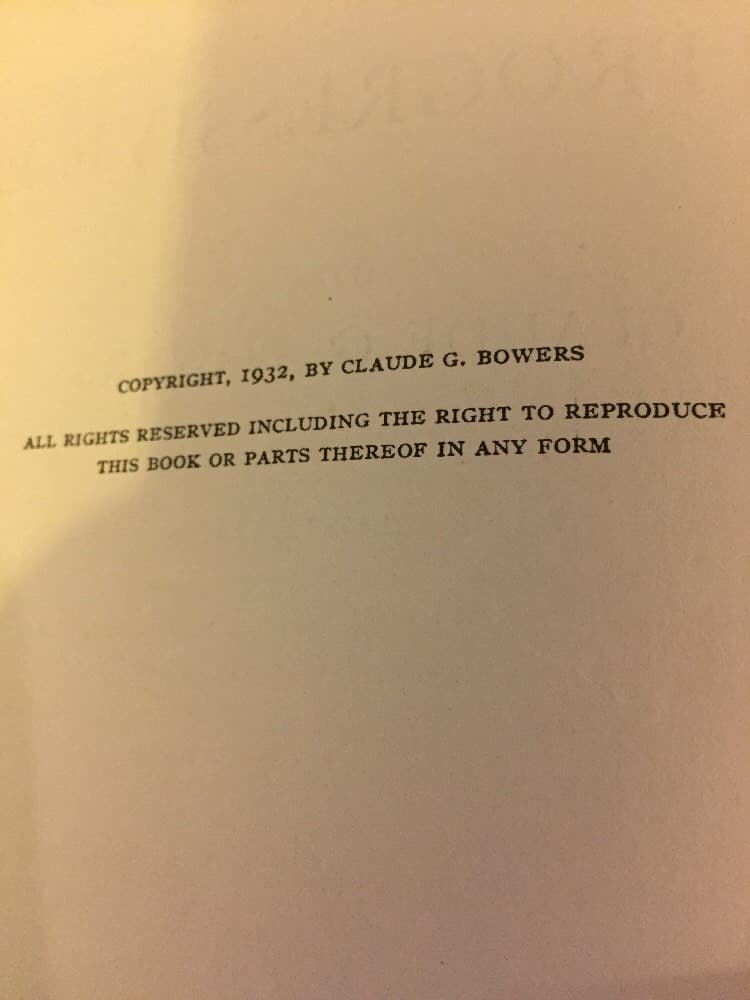 politician 1st edition BEVERIDGE AND THE PROGRESSIVE ERA by CLAUDE BOWERS 1932 - Thumbnail 8