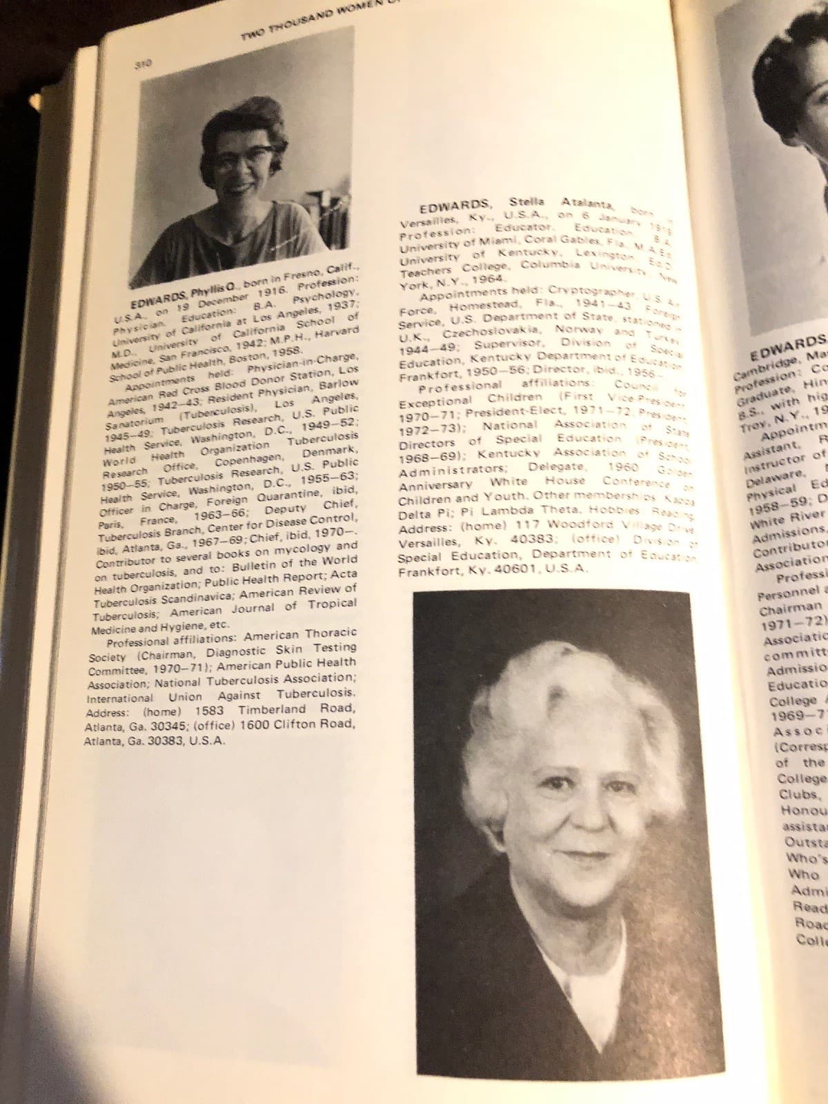 Two Huge Volumes Of Notable Women Over 2100 Pages! Early 1970s - Thumbnail 6