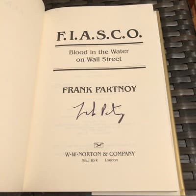 AUTOGRAPHED F.I.A.S.C.O.: Blood in the Water on Wall Street - Thumbnail 2