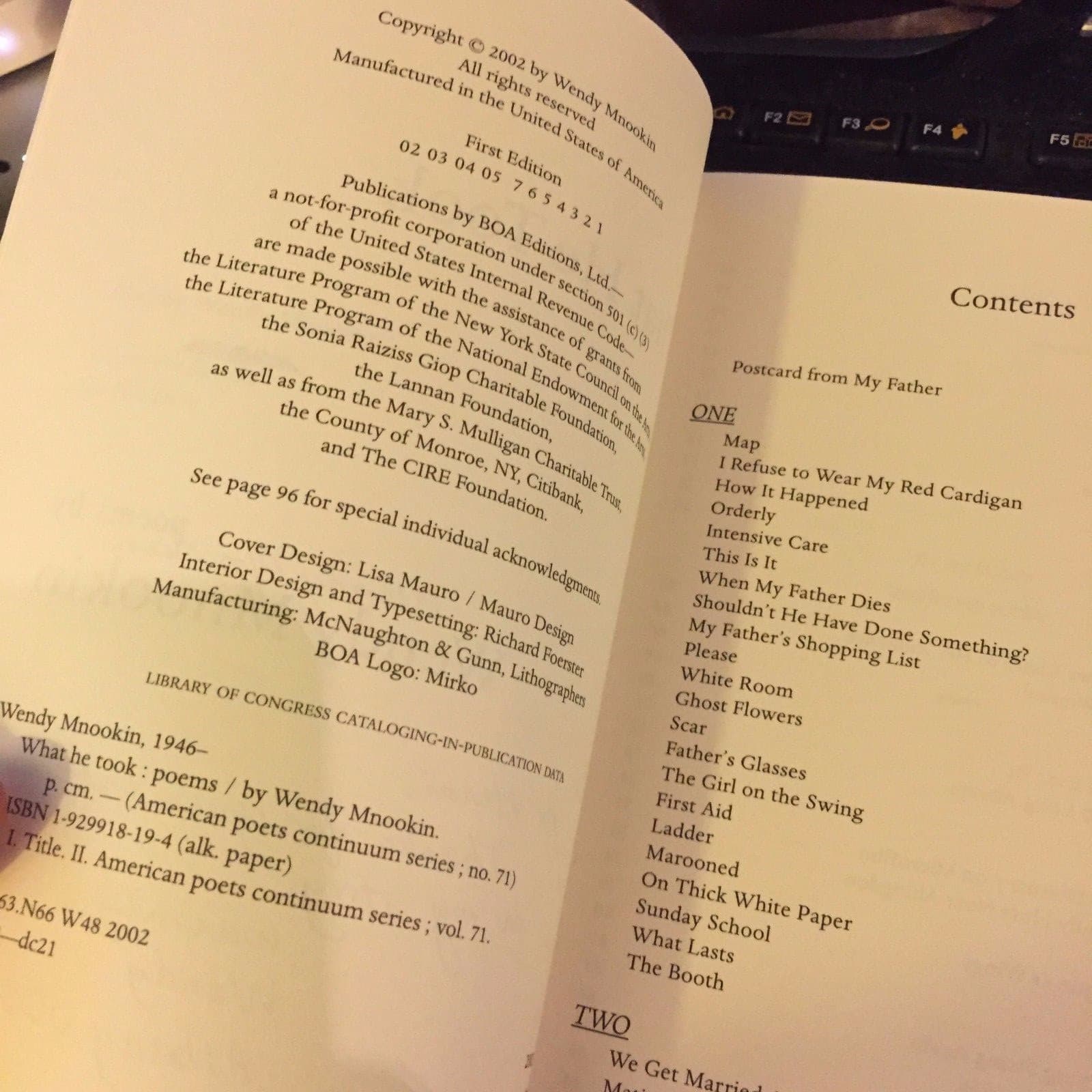 Wendy Mnookin : What He Took / To Get Here SIGNED poetry books - Thumbnail 5