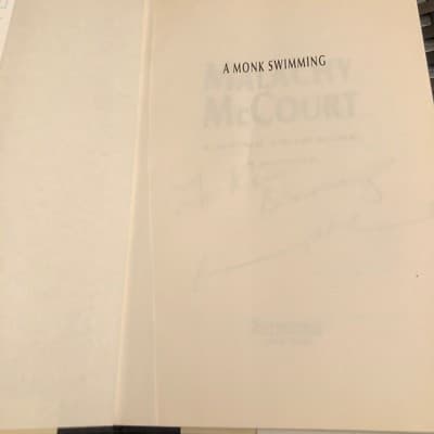 AUTOGRAPHED A Monk Swimming - Thumbnail 3
