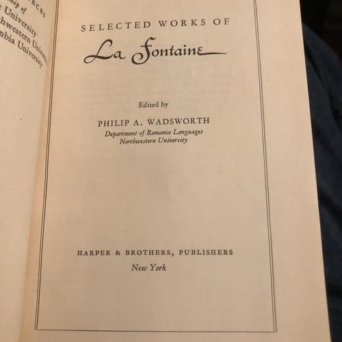 Selected Works of La Fontaine - Image 1