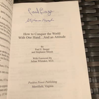 SIGNED How to Conquer the World With One Hand...And an Attitude (Second Edition) - Thumbnail 2