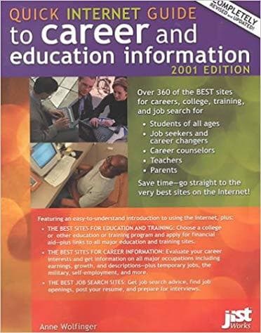 Quick Internet Guide to Career and Education Information 2001 (Quick Internet... - Image 1
