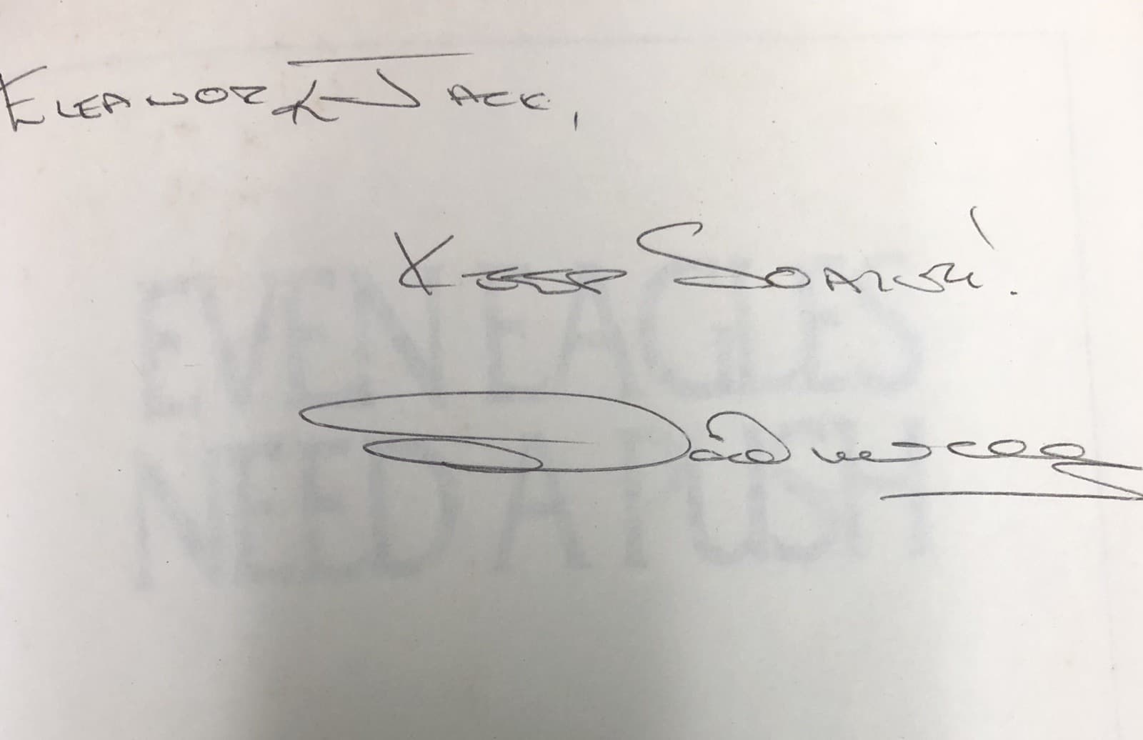 AUTOGRAPHED Even Eagles Need A Push Hardcover 1st Edition - Thumbnail 2