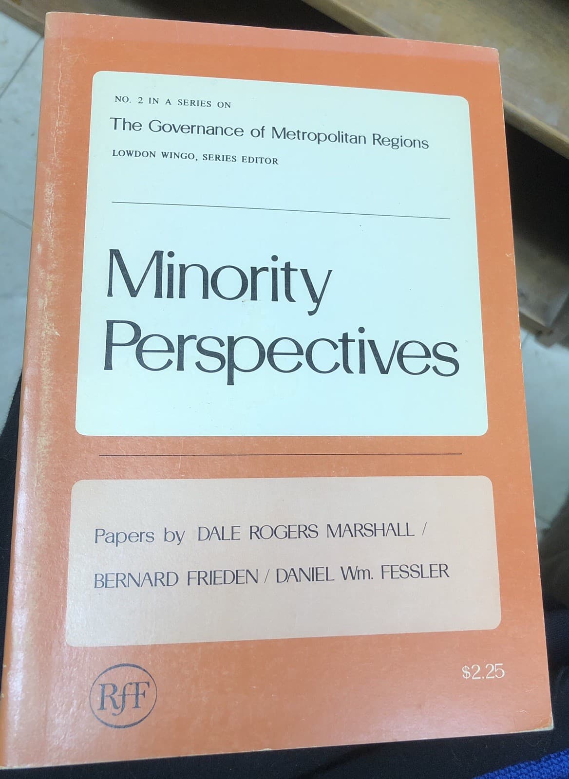 Minority Perspectives (RFF Press) - Image 1