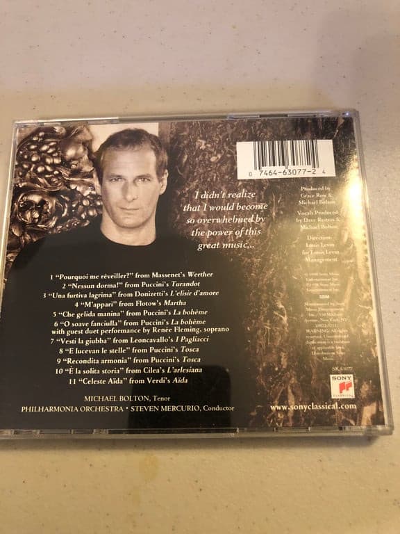 Sony Music Distribution My Secret Passion: The Arias By Michael Bolton CD, Jan-1 - Thumbnail 2