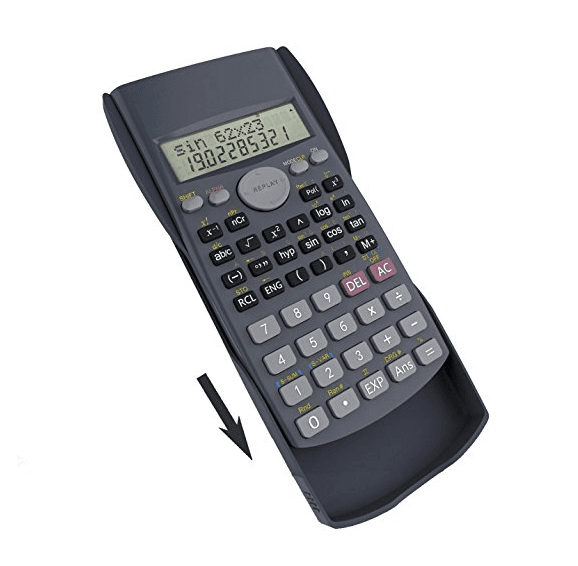 Scientific Calculator, Helect 2-Line Engineering Calculator - H1002 - Thumbnail 3